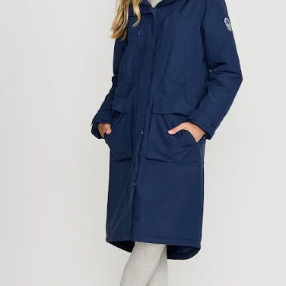 Lands' End Navy Blue Winter Coat NWT - Picture 6 of 6
